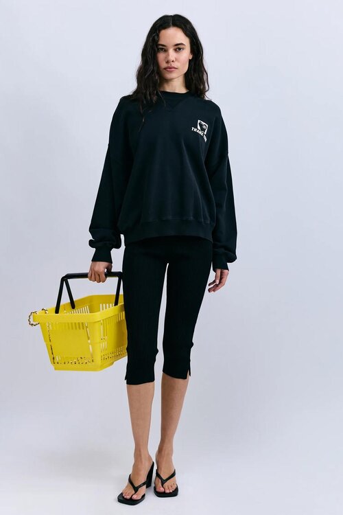 Love Stories Schwarzer Pullover