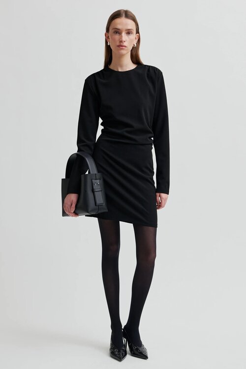 Second Female Schwarzes Koa Minikleid