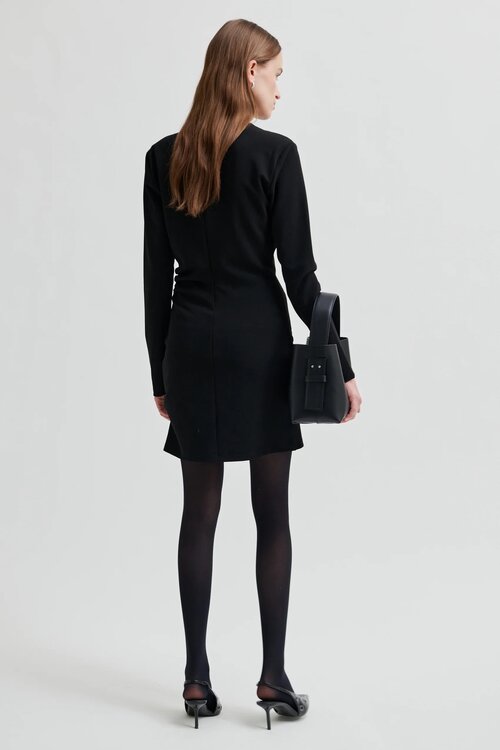 Second Female Schwarzes Koa Minikleid