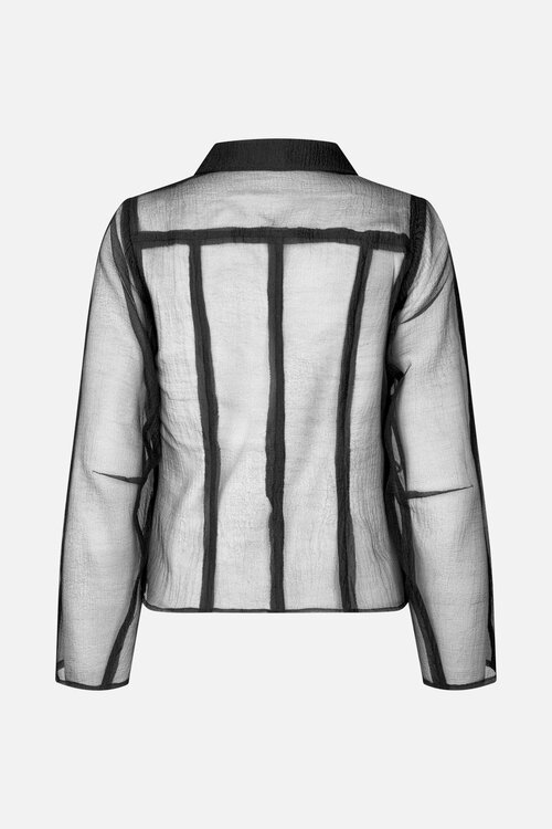 Baum Und Pferdgarten Schwarzer Blazer Organza