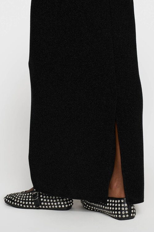 10Days Schwarzes glitzerndes Schlauchkleid