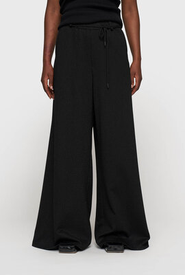 10Days Schwarze superweite Nadelstreifenhose