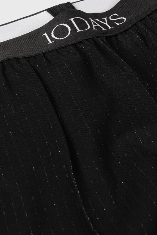 10Days Schwarze schmale Hose mit Nadelstreifen