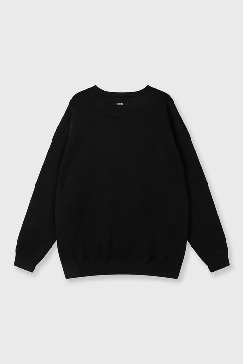 10Days Schwarzer langer Pullover lockig 10