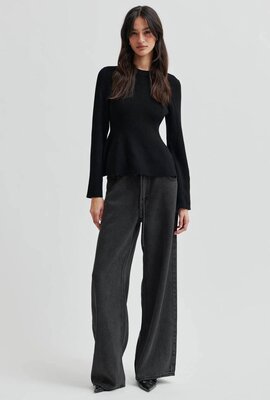 Second Female Schwarze Ervin Denim Jeans