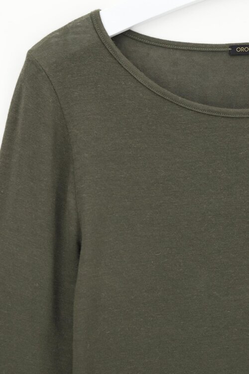 Oroblu Kaki Perfect Line Kaschmirhemd