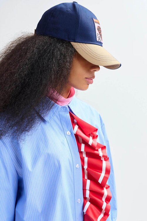 Essentiel Antwerp Blaue Bluse