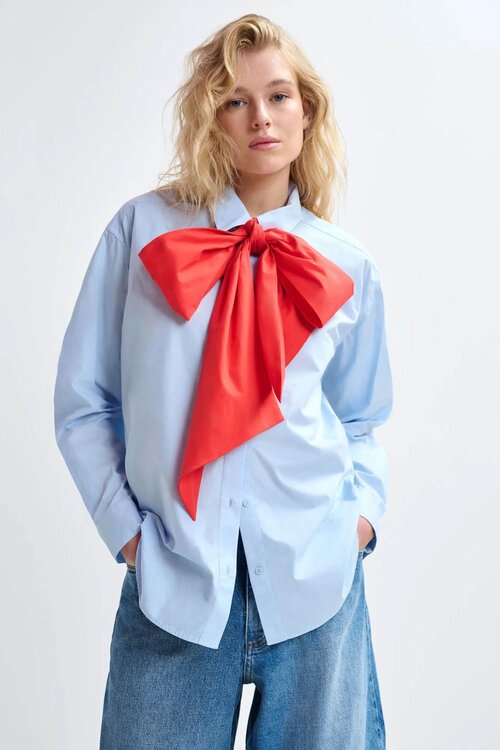 Essentiel Antwerp Blaue Bluse