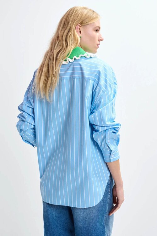 Essentiel Antwerp Blaue Bluse