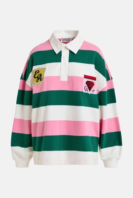 Essentiel Antwerp Pink Stripe Polo
