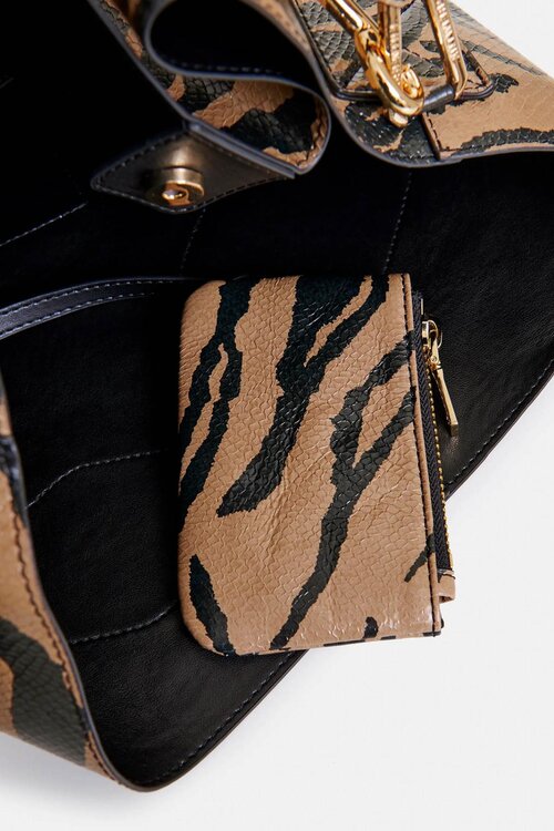 Essentiel Antwerp Schwarzer Print Shopper