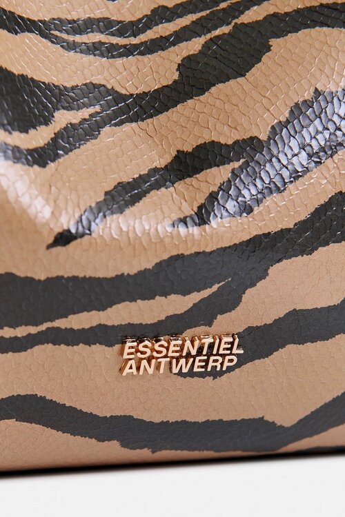 Essentiel Antwerp Schwarzer Print Shopper