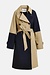 Essentiel Antwerp Camel Block Trenchcoat