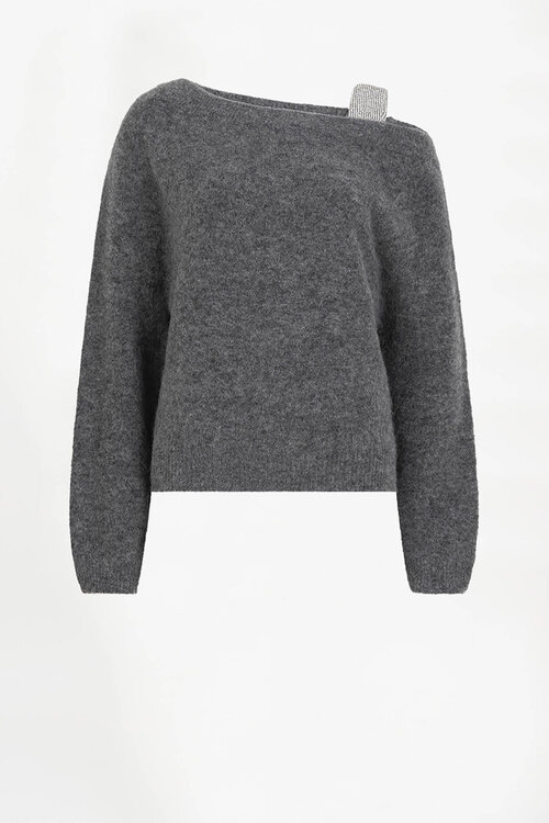 Dante 6 Dunkelgrauer Yonka Glam Pullover