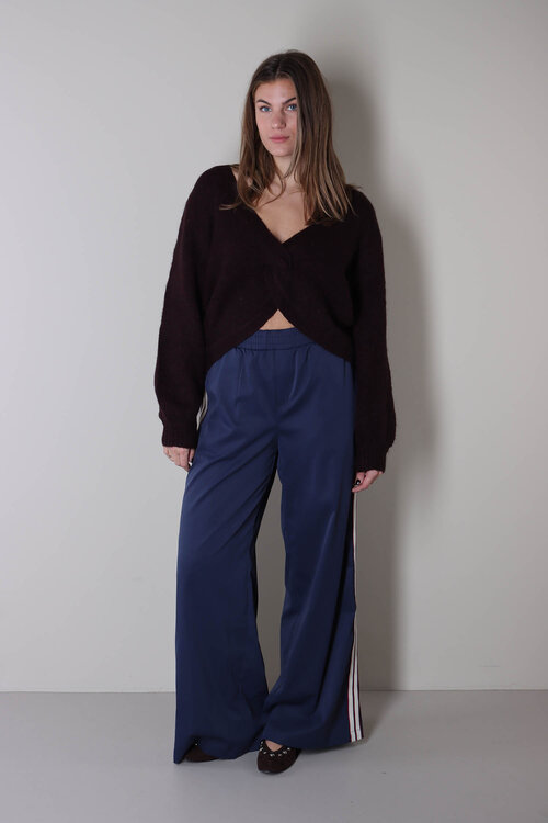 Co'couture Bordeaux Gemütlicher Pullover