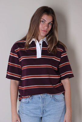 Co'couture Bordeaux Augusta Polohemd