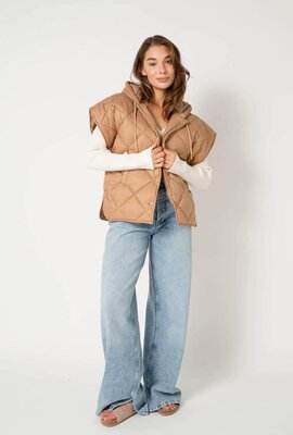 EST'SEVEN Creme Körperwärmer Cape