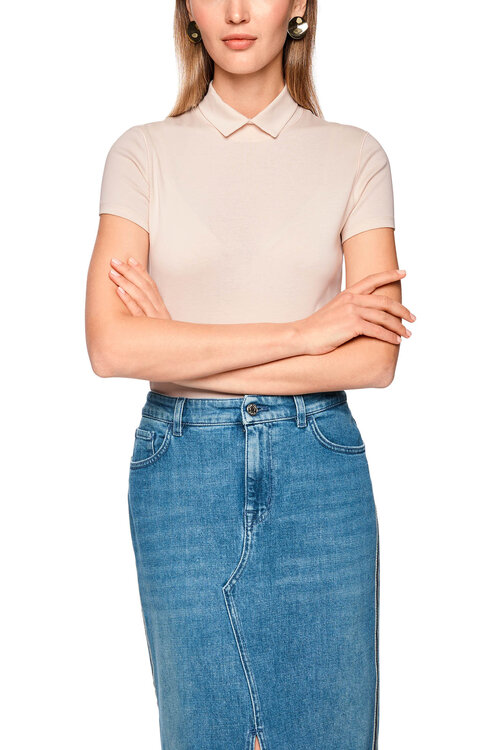 Marc Cain Hellrosa T-Shirt