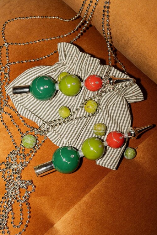 Yup in de Boom Silbernes Weihnachtsornament