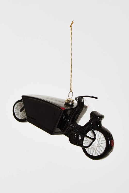 Yup in de Boom Schwarzes Weihnachtsornament