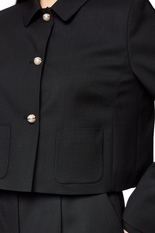 Marc Cain Schwarze Kurze Jacke