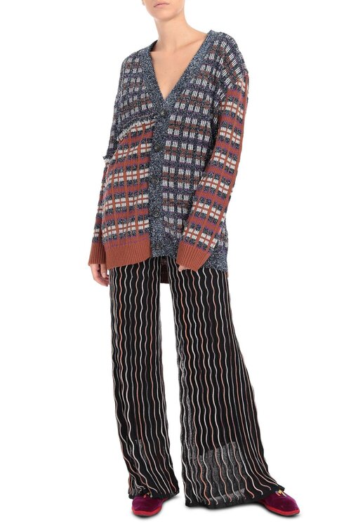 Missoni Mehrfarbige Strickjacke