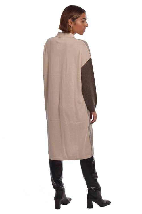 One & Other Mehrfarbiges Blockkleid