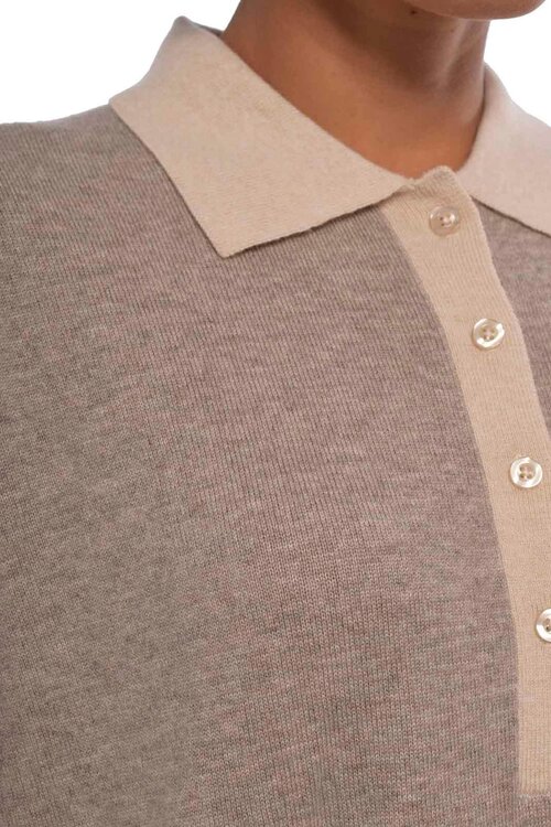 One & Other Mehrfarbiges Blockkleid