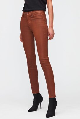 7 For All Mankind Camel Highwaist Skinny