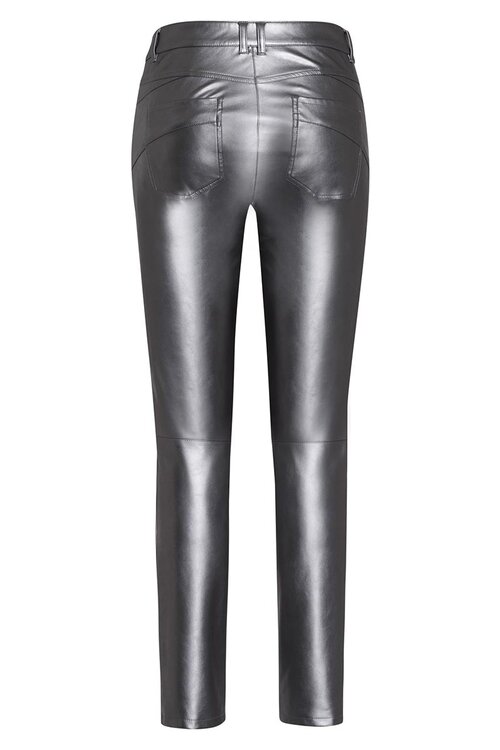 Marc Aurel Glänzende graue Hose