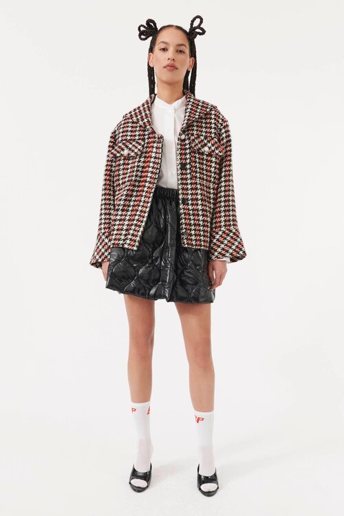 Baum Und Pferdgarten Roter Karoblazer