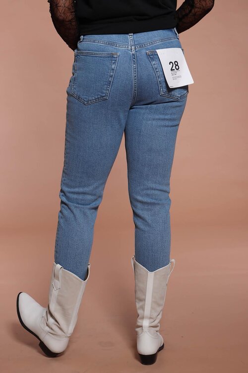 RE/DONE Blue Stone 90s High Rise Ankle Crop
