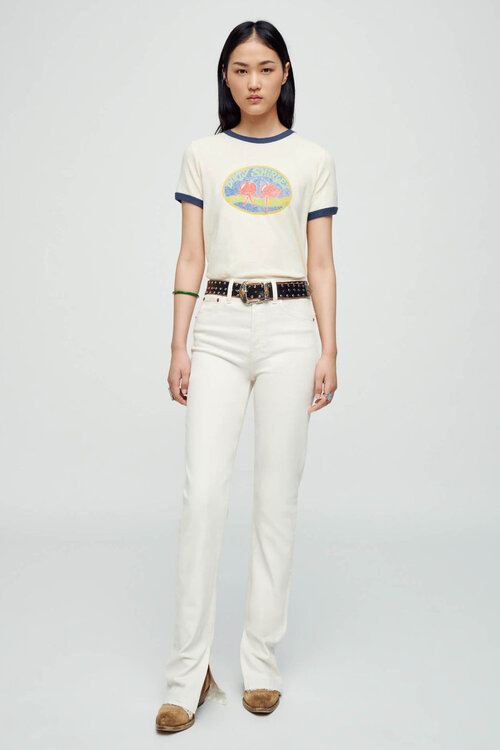 RE/DONE Vintage White 70s High Skinny Boot