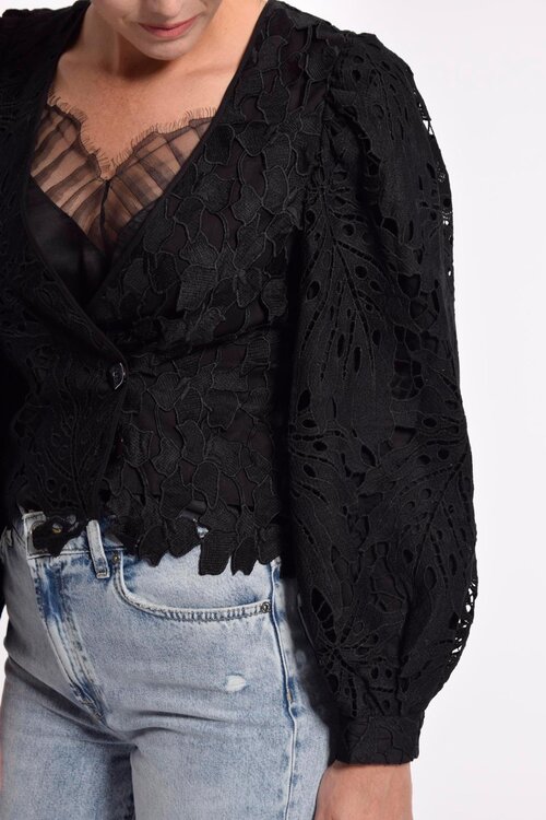 Hofmann Copenhagen Schwarze Bluse