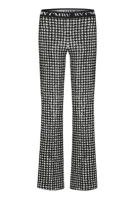 Cambio Flock Print Schwarz/Silber Francis