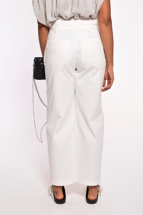 IRO Weiße High Waist Hose