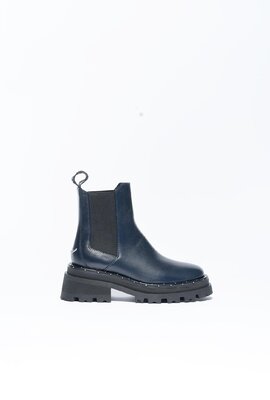Zadig & Voltaire Dunkelblaue Boots Ride Chelsea Studs