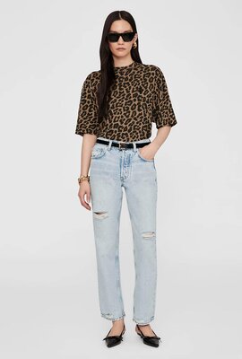 Anine Bing Leopard Avi Tee Leopard