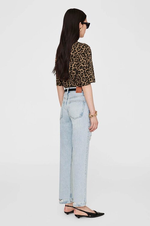 Anine Bing Leopard Avi Tee Leopard