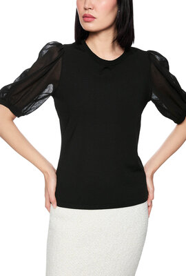 Marc Cain Schwarzer Pullover