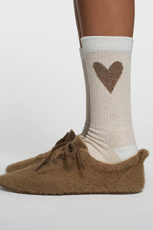 10Days Weiche weiße Socken Herz