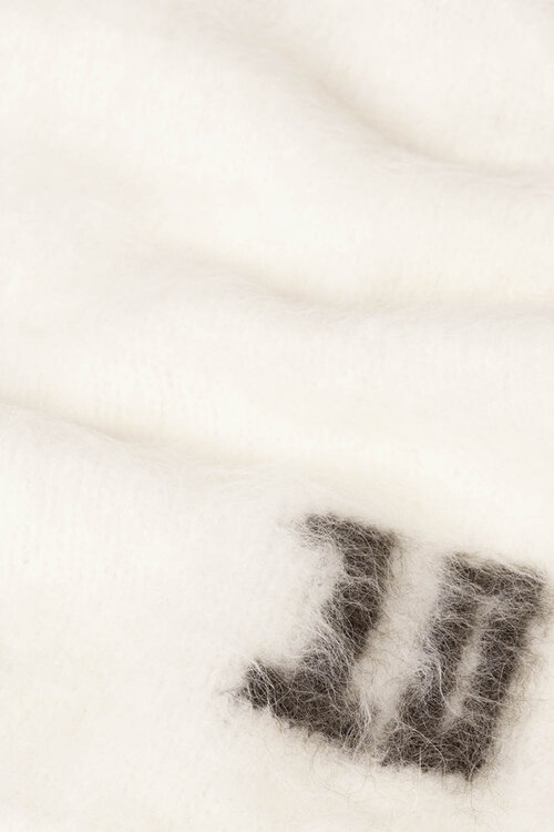 10Days Ecru haariges Strick-Bandana