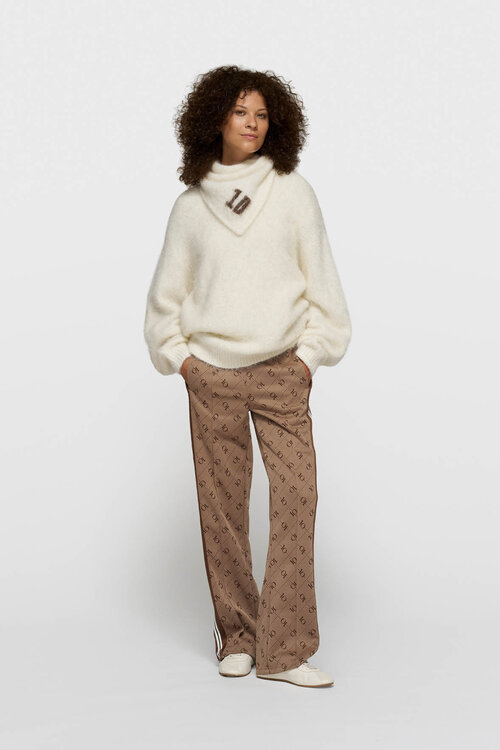 10Days Ecru haariges Strick-Bandana