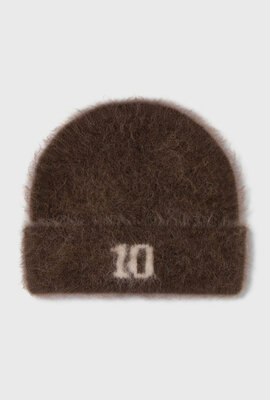 10Days Dunkle Trüffel haarige Strickmütze
