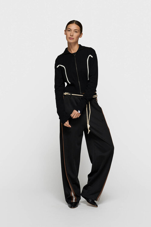 10Days Schwarze schmale Strickjacke