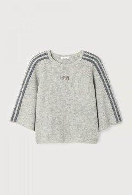 American Vintage Hellgrauer Pullover