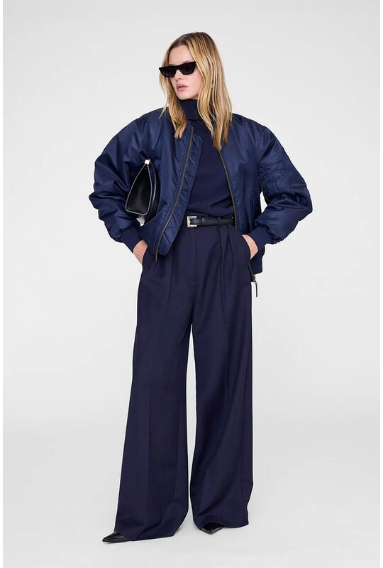 Anine Bing Dunkelblauer Leon Bomber