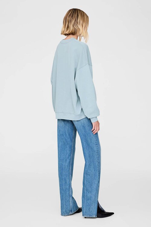 Anine Bing Hellblaues Miles Oversized Sweatshirt
