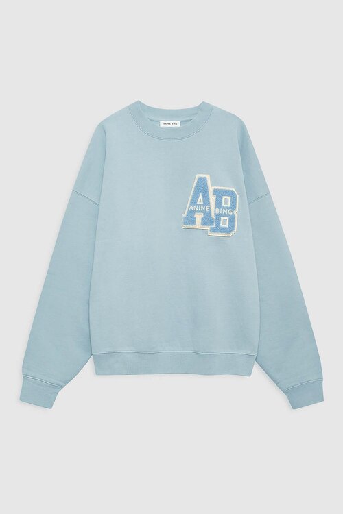 Anine Bing Hellblaues Miles Oversized Sweatshirt