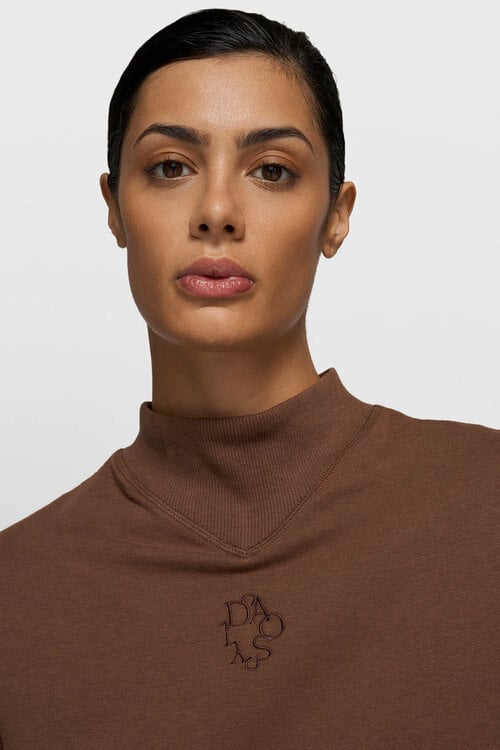 10Days dunkler Trüffel kleiner Pullover lockig 10